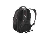 Рюкзак WENGER, 15”, чёрный/серебристый, полиэстер 900D/600D/искуственная кожа, 34x18x47 см, 29 л