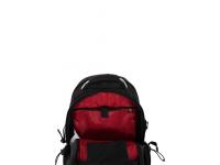 Рюкзак WENGER, 15”, чёрный/красный, полиэстер 900D/М2 добби, 34x23x48 см, 38 л