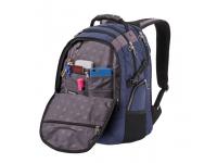 Рюкзак WENGER, 15", синий/серый, 900D, 35х23х48 см, 39 л