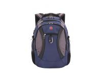 Рюкзак WENGER, 15", синий/серый, 900D, 35х23х48 см, 39 л