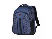 Рюкзак WENGER Sun 16'', синий со светоотражающим принтом, полиэстер, 35x27x47 см, 27 л
