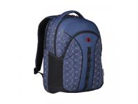 Рюкзак WENGER Sun 16'', синий со светоотражающим принтом, полиэстер, 35x27x47 см, 27 л