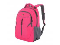 Рюкзак WENGER, розовый/серый, полиэстер 600D/420D, 32x15x45 см, 22 л