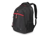 Рюкзак WENGER, 15", черный/красный, полиэстер, 900D,  34х18x47 см, 29 л