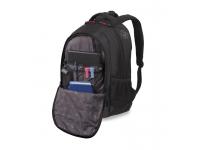 Рюкзак WENGER, 15", черный/красный, полиэстер, 900D,  34х18x47 см, 29 л