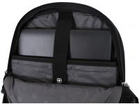 Рюкзак WENGER, 15”,чёрный/синий, полиэстер 900D/рипстоп, 36x19x47 см, 32 л