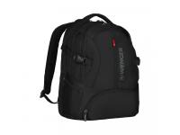 Рюкзак WENGER Transit 16", черный, полиэстер, 35 x 27 x 46 см, 27 л