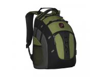 Рюкзак WENGER 16", зеленый, полиэстер, 38 x 25 x 49 см, 27 л