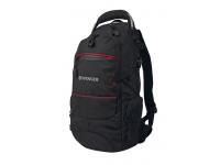 Рюкзак WENGER, чёрный/красный, полиэстер 1200D PU, 23х18х47 см, 22 л