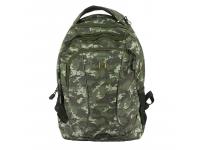 Рюкзак WENGER,15”,  зеленый камуфляж, полиэстер, 900D, 33х17х46 см, 32 л