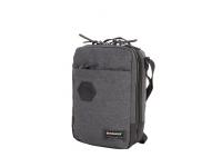Сумка наплечная вертикальная WENGER, cерая, ткань Grey Heather/ полиэстер 600D PU , 19х11х28 см, 6 л