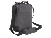 Сумка наплечная вертикальная WENGER, cерая, ткань Grey Heather/ полиэстер 600D PU , 19х11х28 см, 6 л