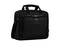 Портфель для ноутбука 16'' WENGER, черный, полиэстер / ПВХ, 41 x 15 x 34 см, 12 л