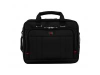 Портфель для ноутбука 16'' WENGER, черный, полиэстер / ПВХ, 41 x 15 x 34 см, 12 л