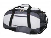 Сумка спортивная WENGER, серый/чёрный, полиэстер 1200D, 52х25х30 см, 39 л
