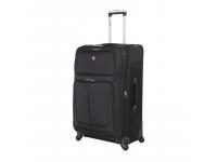 Чемодан WENGER SION, чёрный, полиэстер 750x750D добби, 46x29x80 см, 90 л