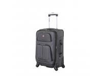 Чемодан WENGER SION, серый, полиэстер 750x750D добби, 37x22x60 см, 35 л