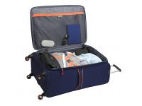 Чемодан WENGER AROSA, синий, полиэстер 750x750D добби, 40 x 24 x 70, см, 48 л
