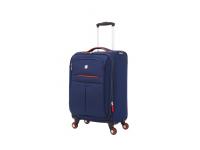 Чемодан WENGER AROSA, синий, полиэстер 750x750D добби, 35 x 21 x 58 см, 30 л