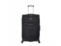 Чемодан WENGER SION, чёрный, полиэстер 750x750D добби, 41x26x70 см, 56 л