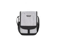 Сумка наплечная вертикальная WENGER, cерая, ткань Grey Heather/ полиэстер 600D PU, 19 x 7 x 27 см