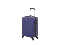 Чемодан SWISSGEAR BROSS, синий, АБС-пластик, 37,5x23x55 см, 39 л