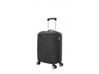 Чемодан SWISSGEAR FRIBOURG, чёрный, АБС-пластик, 37x23x54см, 35 л