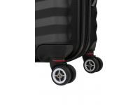 Чемодан SWISSGEAR FRIBOURG, чёрный, АБС-пластик, 37x23x54см, 35 л