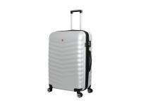 Чемодан SWISSGEAR FRIBOURG, серебристый, АБС-пластик, 45x27x66 см, 64 л