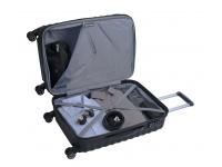 Чемодан SWISSGEAR FRIBOURG, чёрный, АБС-пластик, 45x27x66 см, 64 л