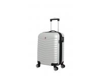 Чемодан SWISSGEAR FRIBOURG, серебристый, АБС-пластик, 37x23x54см, 35 л