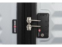 Чемодан SWISSGEAR FRIBOURG, серебристый, АБС-пластик, 37x23x54см, 35 л