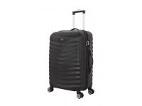 Чемодан SWISSGEAR FRIBOURG, чёрный, АБС-пластик, 49x31x77 см, 97 л