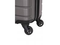Чемодан SWISSGEAR ALVERSTONE, серый, AБC-пластик, 51,5 x 31 x 77 см, 96 л