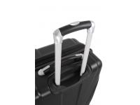Чемодан SWISSGEAR ADAMS, черный, АБС-пластик, 35 x 25 x 55 см, 37 л