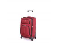 Чемодан SWISSGEAR SION, бордовый, полиэстер 750x750D добби, 35 x 25 x 55 см, 24 л