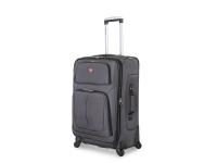 Чемодан SWISSGEAR SION, серый, полиэстер 750x750D добби, 41x26x70 см, 56 л