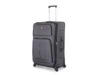Чемодан SWISSGEAR SION, серый, полиэстер 750x750D добби, 46x27x74 см, 90 л