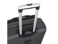 Чемодан SWISSGEAR SION, серый, полиэстер 750x750D добби, 46x27x74 см, 90 л