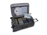 Чемодан SWISSGEAR SION, серый, полиэстер 750x750D добби, 46x27x74 см, 90 л