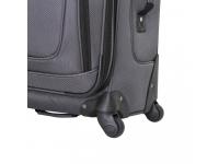 Чемодан SWISSGEAR SION, серый, полиэстер 750x750D добби, 46x27x74 см, 90 л