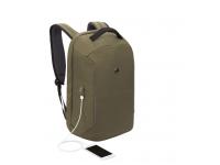 Рюкзак-антивор SWISSGEAR 15'', хаки, Heather 600D, 31 x 16 x 47 см, 23 л