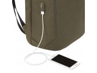Рюкзак-антивор SWISSGEAR 15'', хаки, Heather 600D, 31 x 16 x 47 см, 23 л