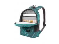 Рюкзак SWISSGEAR, голубой/серый, полиэстер 600D, 32х16х43 см, 22 л