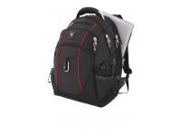 Рюкзак SWISSGEAR, 15”, чёрный/красный, полиэстер 900D/М2 добби, 34x23x48 см, 38 л