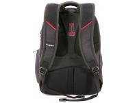 Рюкзак SWISSGEAR, Scansmart 15", чёрный/красный, полиэстер 900D/добби, 34x22x46 см, 34 л