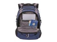 Рюкзак SWISSGEAR, 15", синий/серый, 900D, 35х23х48 см, 39 л