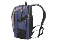 Рюкзак SWISSGEAR, 15", синий/серый, 900D, 35х23х48 см, 39 л