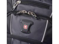 Рюкзак SWISSGEAR, 15”, чёрный/серый, полиэстер 900D/420D/М2 добби, 34x23x48 см, 38 л