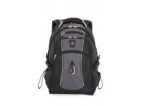 Рюкзак SWISSGEAR, 15”, чёрный/серый, полиэстер 900D/420D/М2 добби, 34x23x48 см, 38 л